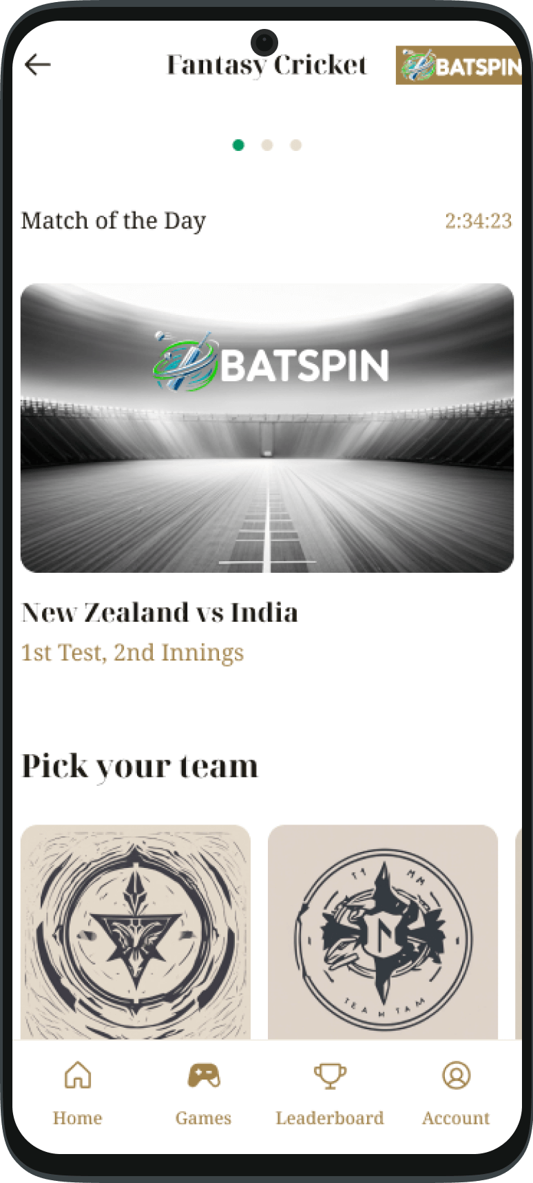 BatSpin App Screenshot 1